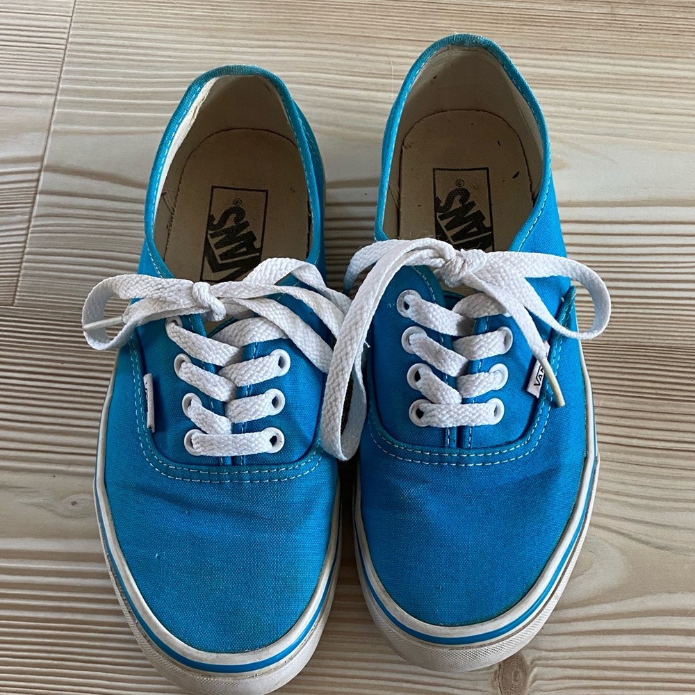 Blue vans size 7.5